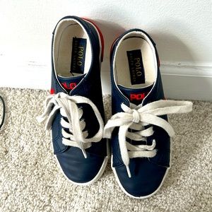 Polo By Ralph Lauren blue Shoes In Kids Size 2 Red Lego